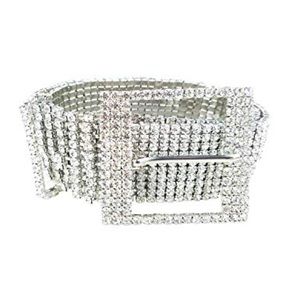 Crystal Rhinestone Chain Waist Belt; never worn